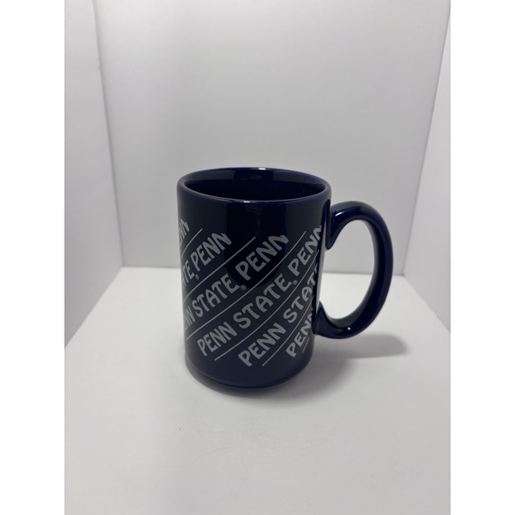Penn State Nittany Lions All Over Coffee Mug VTG 90s Y2K Drink Student Alumni - Picture 2 of 2